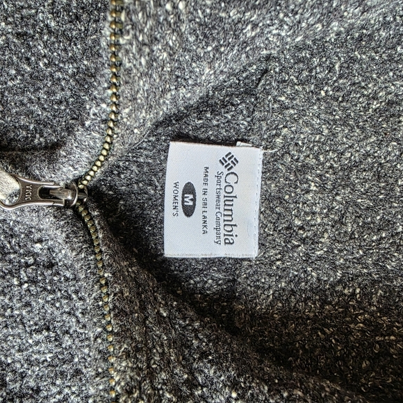 Columbia Women's Gray Zip-Up Cardigan - Picture 2 of 3